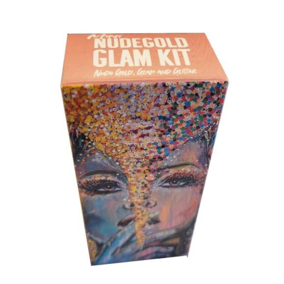 Nudestix Mini NudeGold Glam 3Pc eye and lip palette Kit - Picture 6 of 6